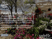 Tablet Screenshot of downtownpensacola.com